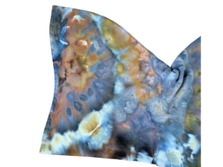 Tie-dyed Hooded Poncho
