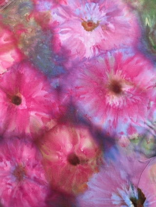 Women's Medium Tie-dye V-Neck Top