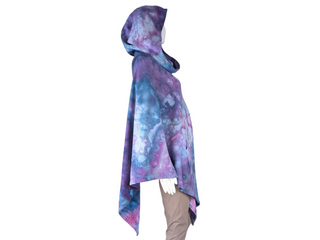 Tie-dye Hooded Poncho