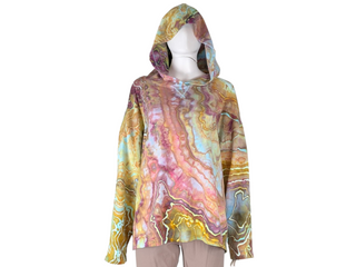 Women's 2XL Tie-dye Pullover Hoodie