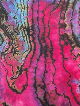 Women's Large Reverse Tie-dye Maxi Skirt