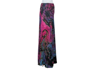 Women's Large Reverse Tie-dye Maxi Skirt