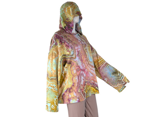 Women's 2XL Tie-dye Pullover Hoodie