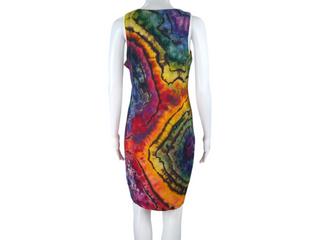 Women's XL Reverse Tie-dye Dress