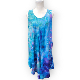 Women's OSFA Tie-dye Flowy Rayon Dress