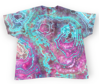 Men's 4XL Tie-dye Pocket T-Shirt
