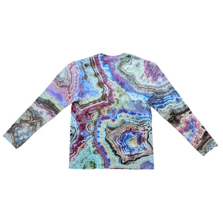 Men's Medium Tie-dyed Lightweight Long-sleeved T-Shirt