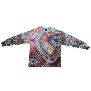Men's 2XL Tie-dye Long-sleeved Tee