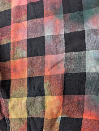 Men's Medium Tie-dye Checkered Pajama Pants