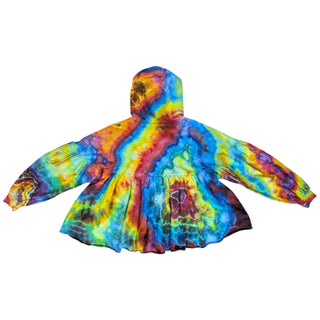 Women's XS Tie-dye Babydoll Hoodie