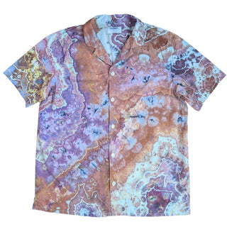 Men's Medium Tie-dye Button-down Shirt