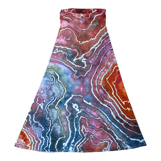 Women's Small Tie-dye Maxi Skirt