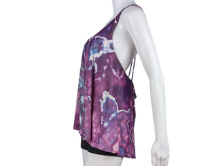 Women's Large Flowy Tie-dye Tank Top