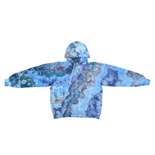 Men's Large Tie-dye Pullover Hoodie