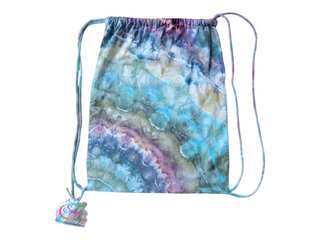 Unisex Tie-dye Drawstring Bag