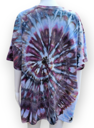 Men's 4XL Spiral Tie-dye T-Shirt