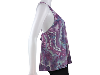 Women's Small Flowy Tie-dye Tank Top