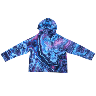 Women's Large Tie-dye Lightweight Pullover Hoodie