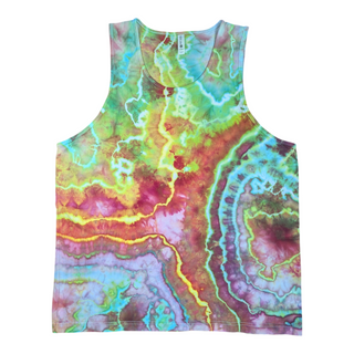 Men's XL Geode Tie-dye Tank Top