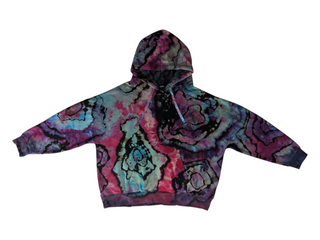 Women's XXL Reverse Tie-dye Pullover Hoodie