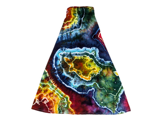 Women's Small Tie-dye Maxi Skirt