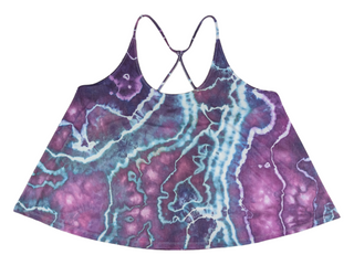 Women's XXL Flowy Tie-dye Tank Top