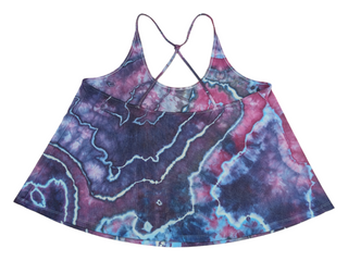 Women's XL Flowy Tie-dye Tank Top