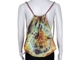 Unisex Tie-dye Drawstring Bag