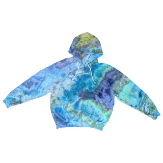 Men's Medium Tie-dye Zip-up Hoodie