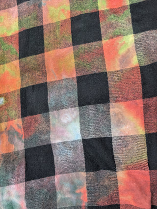 Men's Medium Tie-dye Checkered Pajama Pants