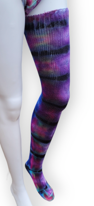 Women's Thigh High Ice Dyed Socks