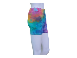 Women's Large Tie-dye Workout Shorts