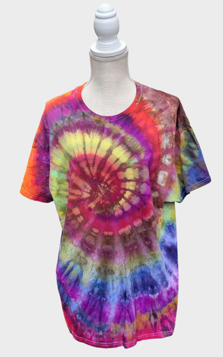 Men's XL Column/Spiral Tie Dye T-Shirt