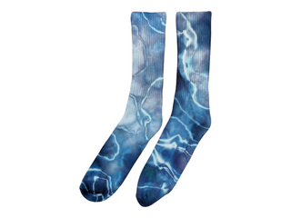 Adult Unisex Tie-Dyed Socks Size 9-11