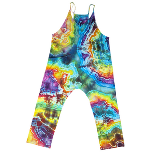 Women's Small Rainbow Tie-dye Jumper