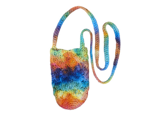 Tie-dye Crocheted Water Bottle Holder