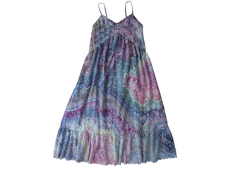 Women's Small Tie-dye Embroidered Sundress