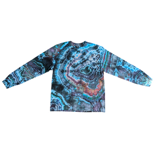 Men's Large Tie-dye Long-sleeved T-Shirt