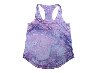 Women's Large Tie-dye Racerback Tank Top