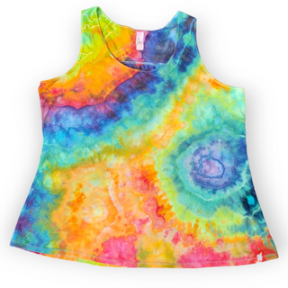 Women's XXL Tie-dye Racerback Tank top