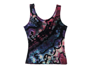 Women's Small Reversed Tie-dye Tank Top