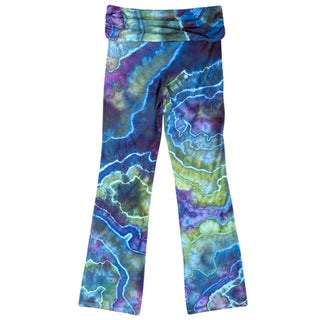Women's XL Tie-dye Flare Yoga Pants