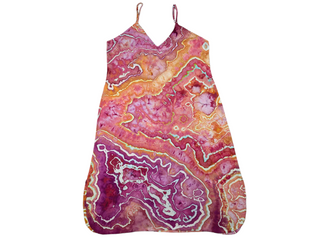 Women's 3XL Tie-dye Maxi Dress