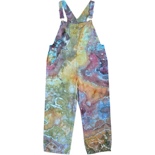 Women's XL Tie-dye Overalls