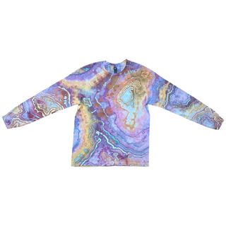 Men's Large Tie-dye Long Sleeve T-Shirt
