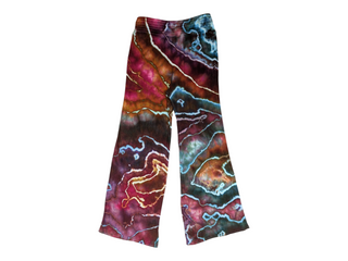 Women's Small Tie-dye Rayon Pants