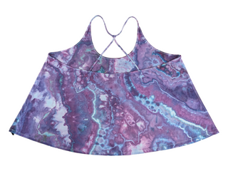 Women's 4XL Flowy Tie-dye Tank Top