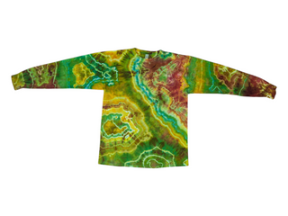 Men's Large Tie-dye Long Sleeve T-Shirt