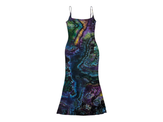 Women's Medium Reversed Tie-dye Dress