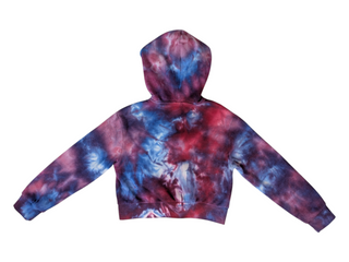 Youth Medium Tie-dye Zip Up Hoodie